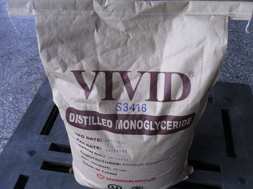 DMG GMS مونوگلیسیرید های تقطیر شده گلیسریل مونوستیرات E471 امولسیفایر 95٪ افزودنی غذایی